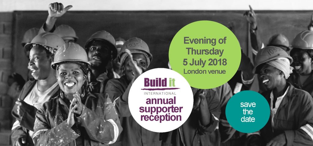 Save the date! 5 July 2018: Annual Supporter Reception