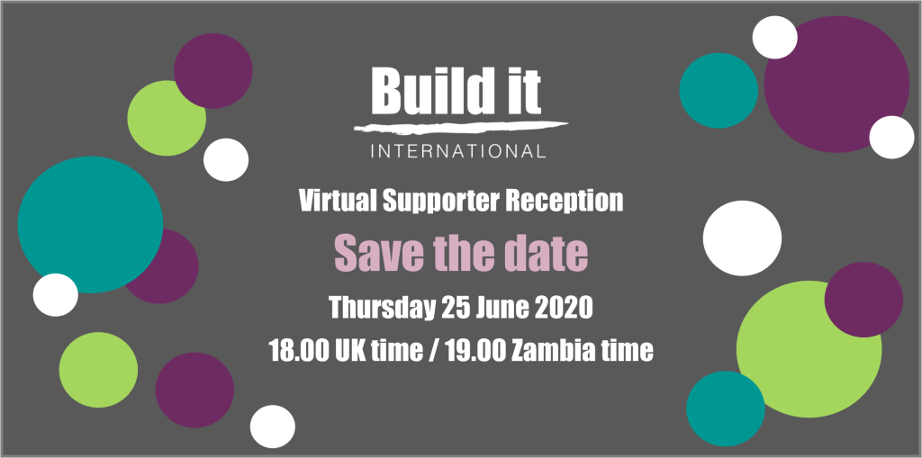 Save the date for our virtual supporter reception!