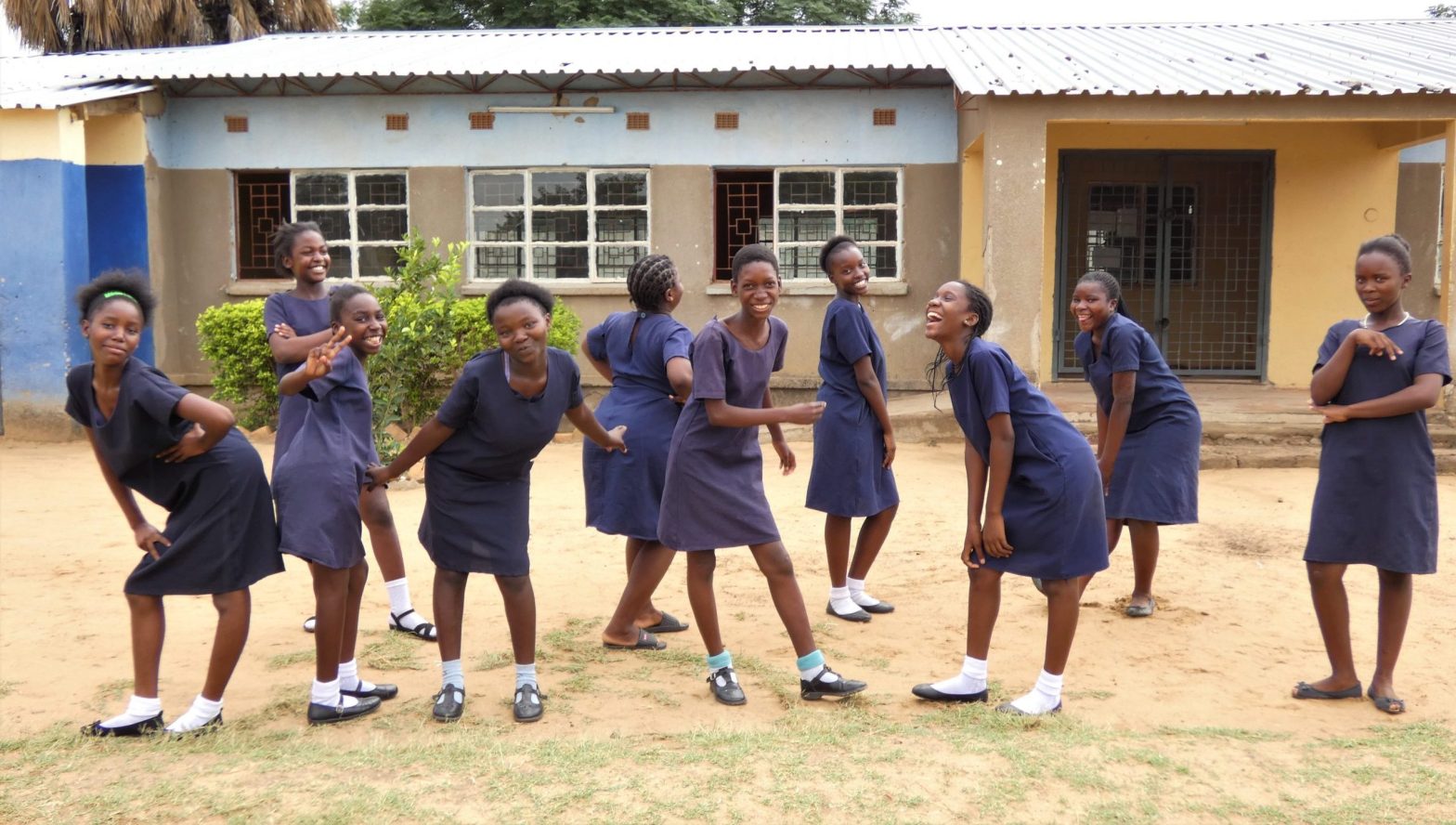 Girls at Zambezi Sawmills Community School