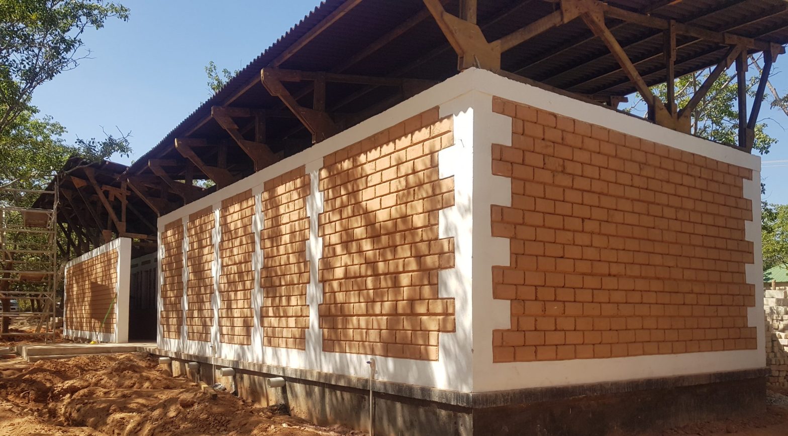 The student toilet block at the Centre for Excellence
