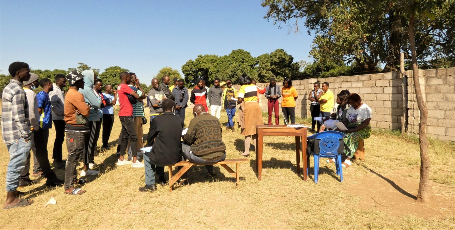 Trainee recruitment at Zambezi Sawmills Community School