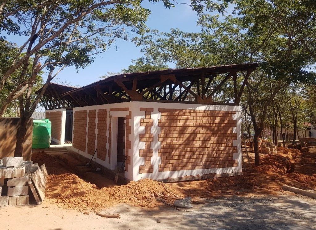 The student toilet block at the Centre for Excellence