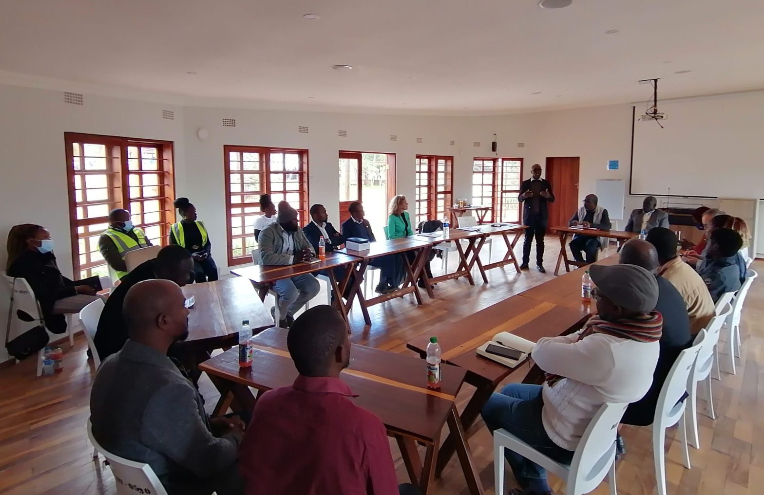 Workshop with contractors at the Centre for Excellence