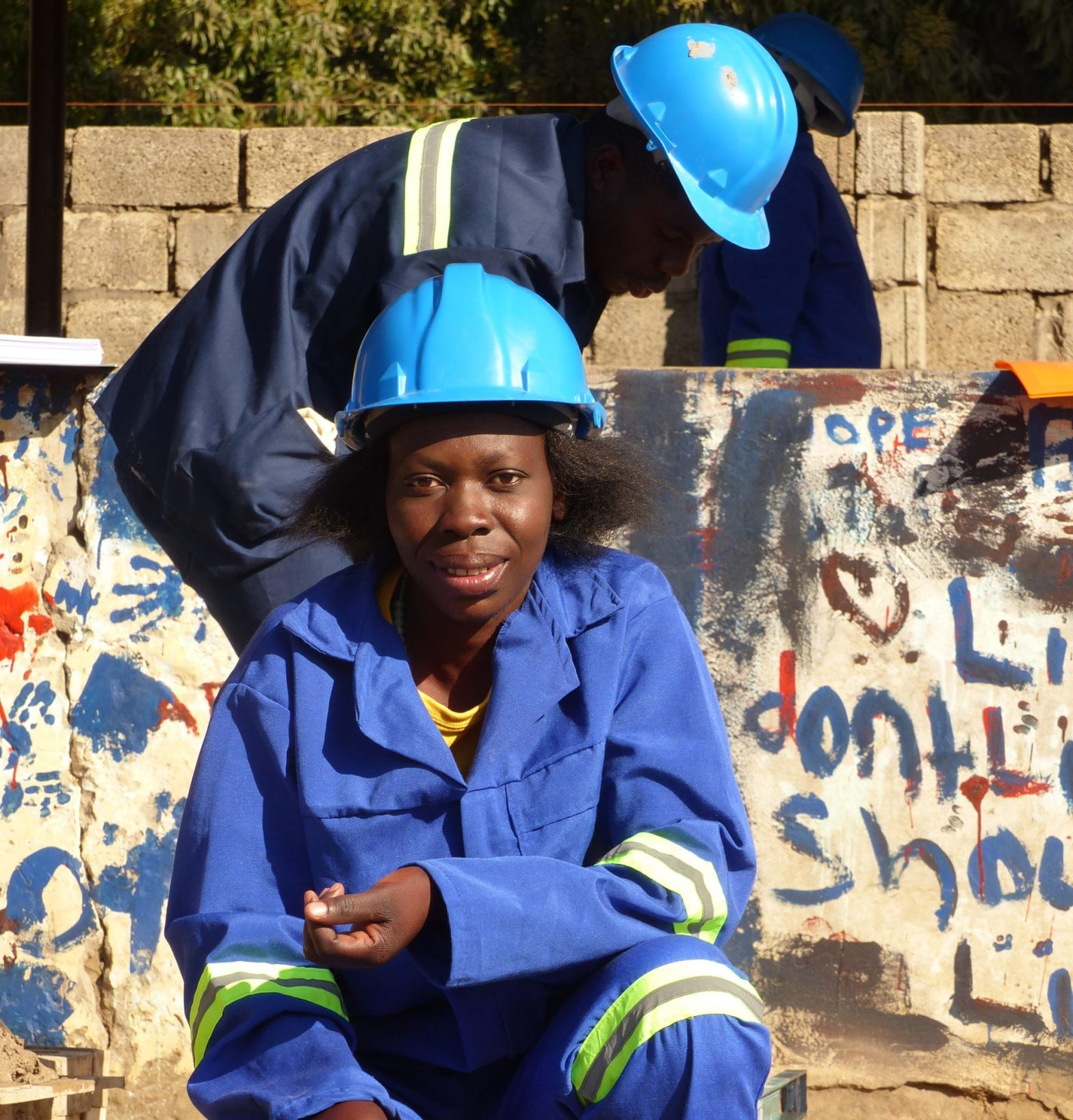 Trainee at Zambezi Sawmills Community School Ing’utu Sileshebo