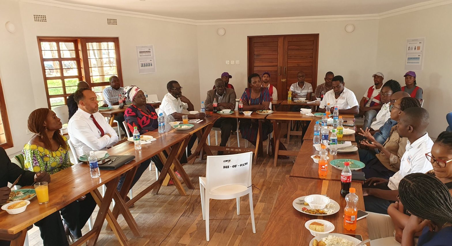 Workshop with contractors at the Centre for Excellence