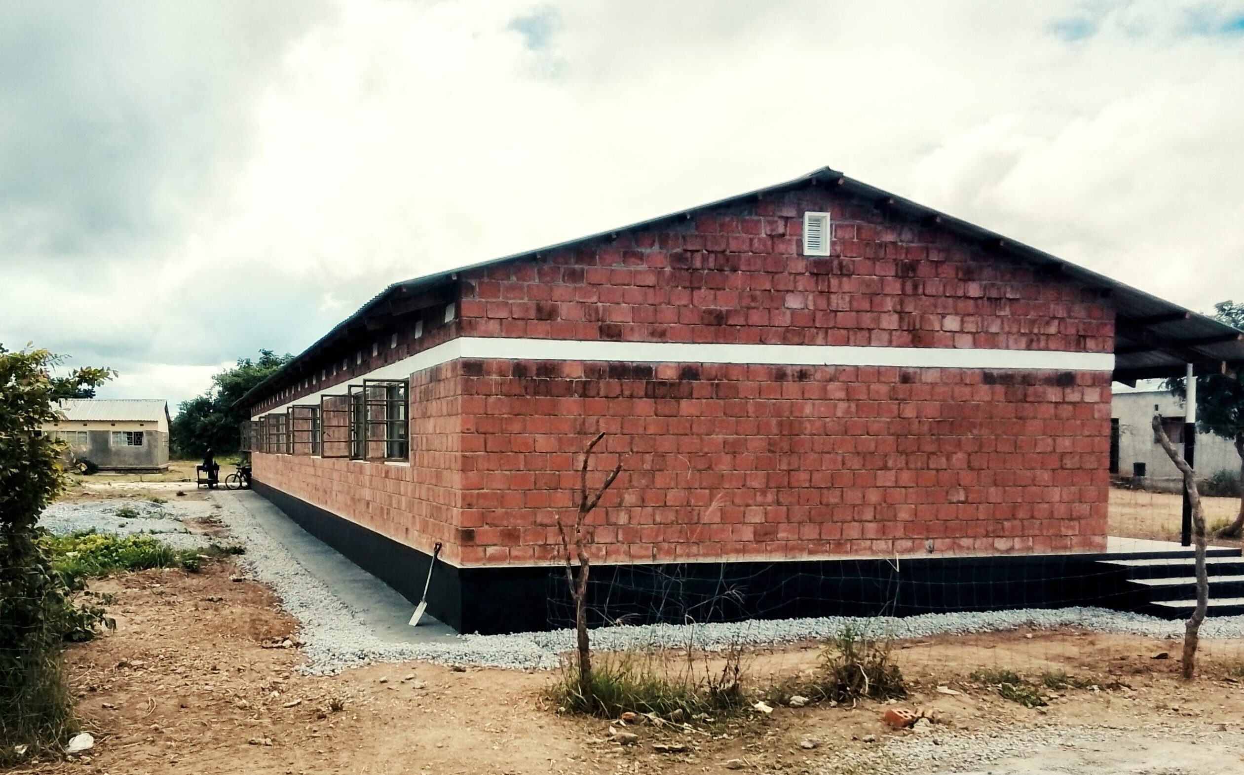 Rear of new classrooms at Mwachisompola Primary School