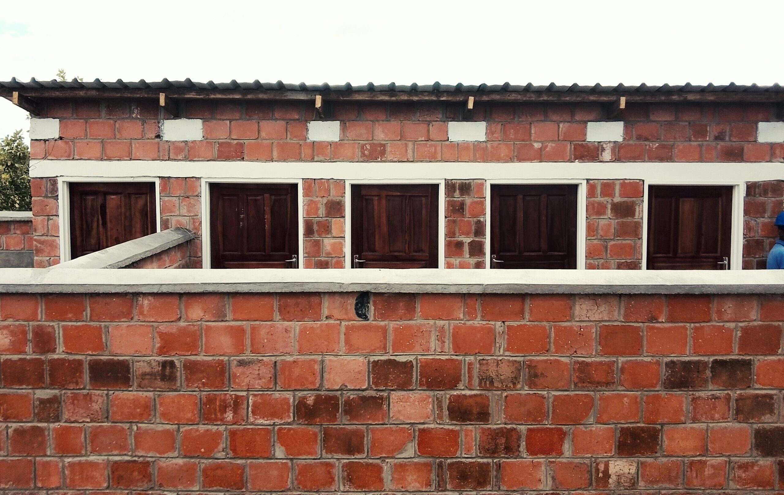 Pupil VIP latrines at Mwachisompola Primary School