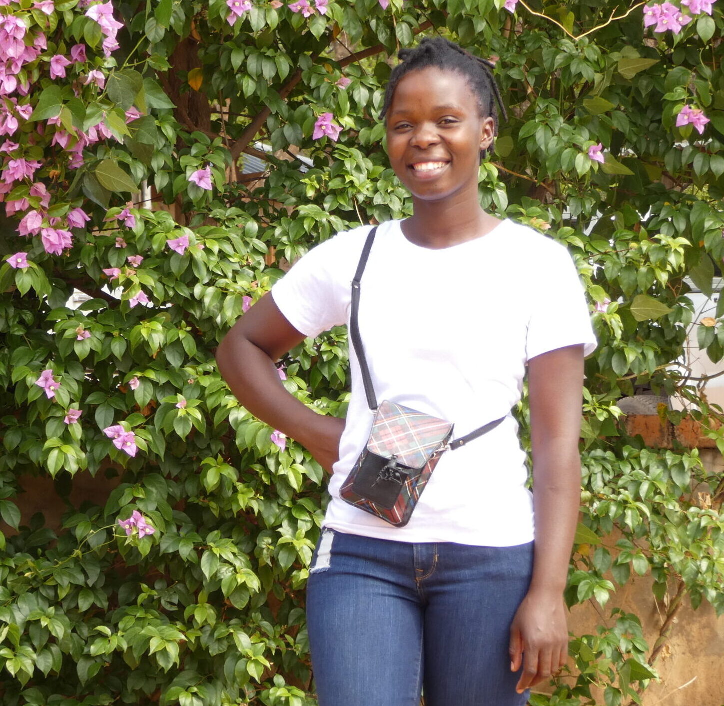 Build It graduate Winess Mufwaya  at the Centre for Excellence