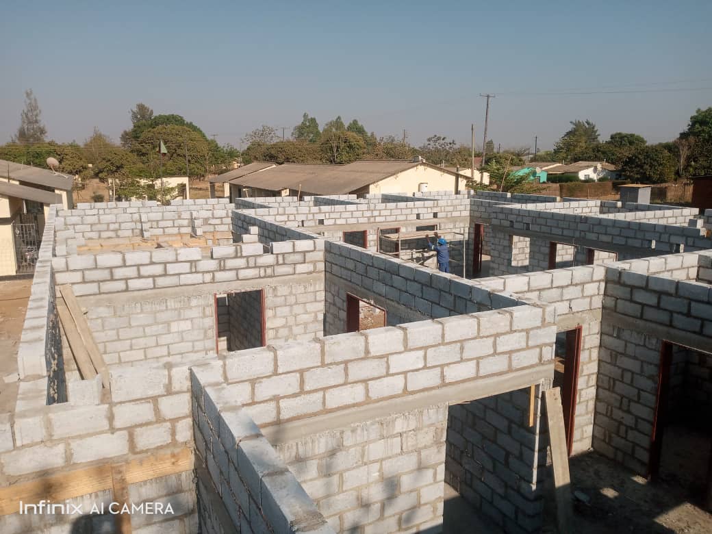 Above ring beam level at Chisamba