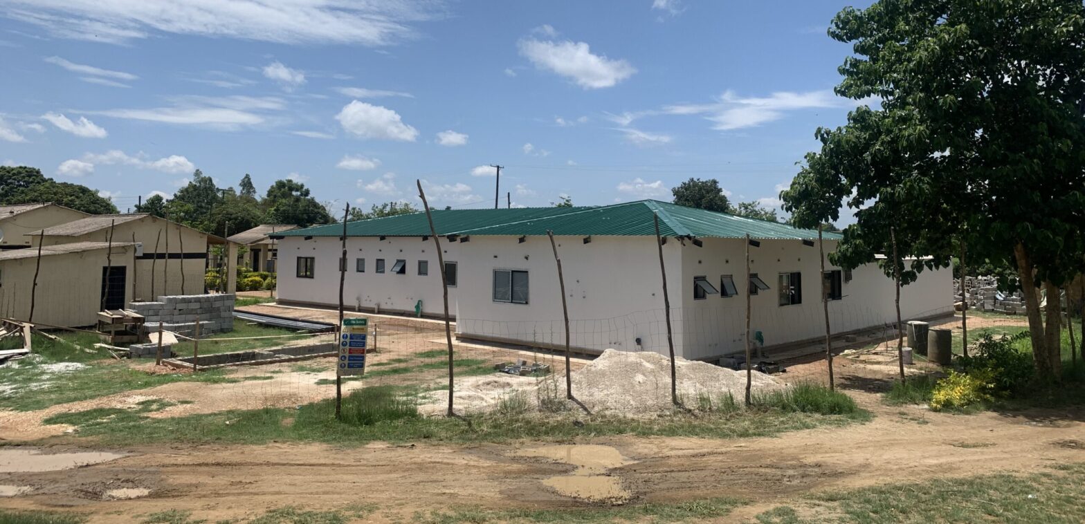 New Maternity Unit at Chisamba Rural Health Centre - Western side view