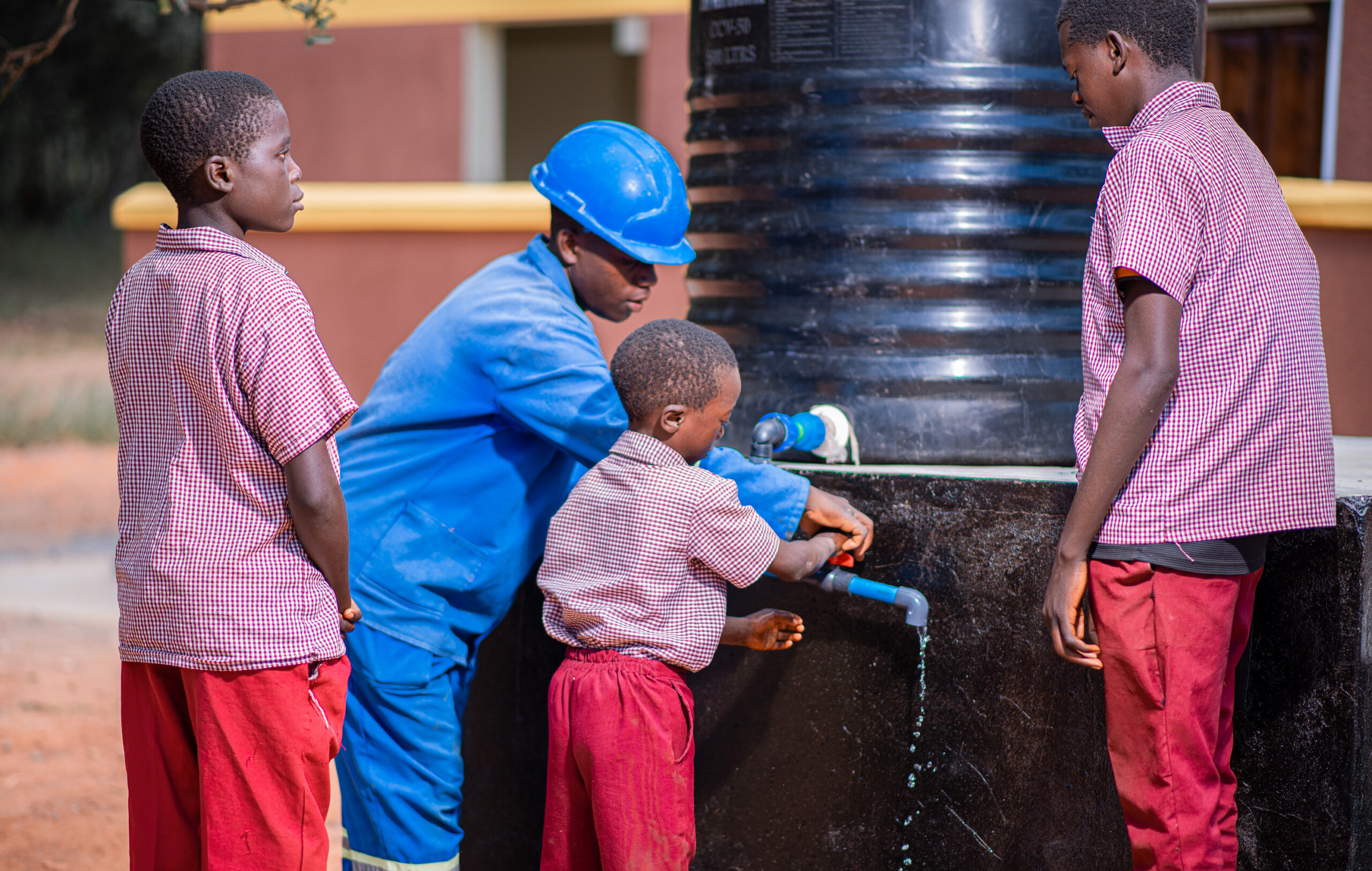 Handwashing at Malundu School