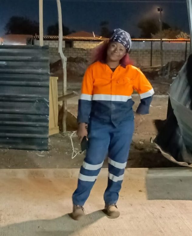"I love being outdoors, seeing and learning how everything is done made me fall in love with construction!"