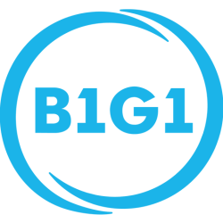 Blue B1G1 logo